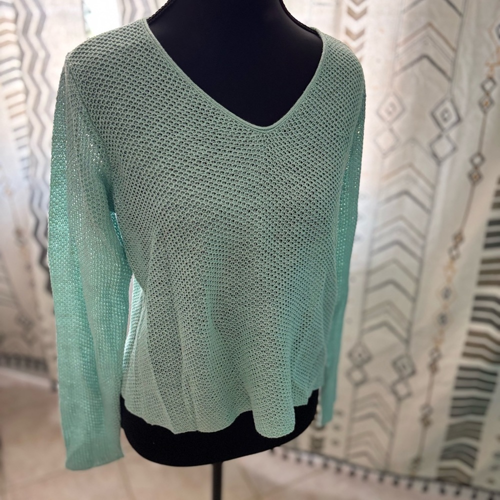 Eileen Fisher Soft Mint Knit Sweater